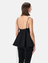Róhe flared bustier peplum top -  | Spazio Pritelli