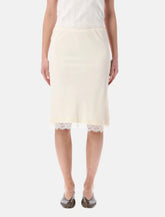 Róhe silk blend lace skirt -  | Spazio Pritelli