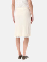 Róhe silk blend lace skirt -  | Spazio Pritelli