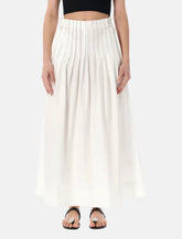 Róhe pleated poplin maxi skirt -  | Spazio Pritelli