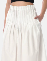 Róhe pleated poplin maxi skirt -  | Spazio Pritelli