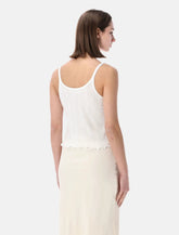 Róhe pointelle cotton tank top -  | Spazio Pritelli