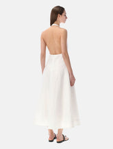 Ròhe halter textured cotton dress -  | Spazio Pritelli