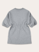 Abito in felpa da bambina Chloé con logo ricamato -  | Spazio Pritelli