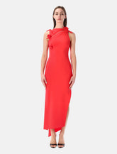 Coperni asymmetric Flower gown -  | Spazio Pritelli