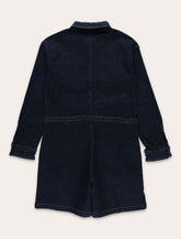 Marni kids blue denim playsuit -  | Spazio Pritelli