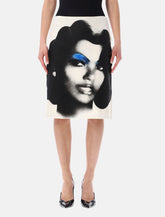 Versace silk midi skirt with “The Valentine” print -  | Spazio Pritelli