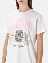 Ganni Animal print t-shirt -  | Spazio Pritelli