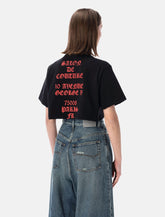 Balenciaga cropped Sacré Cœur print t-shirt -  | Spazio Pritelli