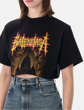 Balenciaga cropped Sacré Cœur print t-shirt -  | Spazio Pritelli