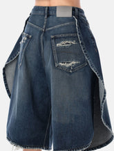 Balenciaga dark denim Tulip bermuda -  | Spazio Pritelli