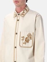 Overshirt Rudy con ricamo floreale di Marant -  | Spazio Pritelli