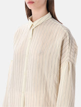 Sessùn Botan sheer striped shirt -  | Spazio Pritelli
