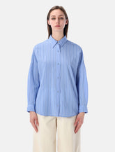 Camicia Sessùn Dazik in lyocell a righe con pinces -  | Spazio Pritelli