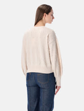 Zimmermann cream wool beaded cardigan -  | Spazio Pritelli