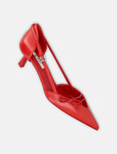 Prada open-side leather pumps -  | Spazio Pritelli