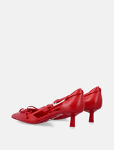 Prada open-side leather pumps -  | Spazio Pritelli