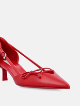 Prada open-side leather pumps -  | Spazio Pritelli