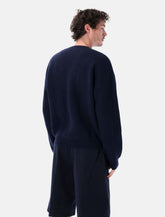 Carhartt WIP navy wool Bishop sweater -  | Spazio Pritelli