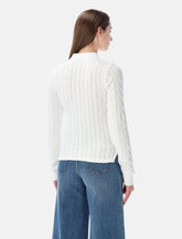 Polo Ralph Lauren cable-knit cotton polo sweater -  | Spazio Pritelli