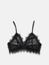 Black Lace Soft Bralette -  | Spazio Pritelli