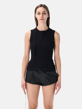 Diesel T-Iara sleeveless ribbed cotton top -  | Spazio Pritelli