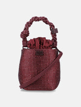 Ganni Mini Bou crystal bucket bag -  | Spazio Pritelli