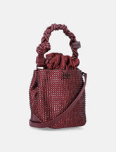 Ganni Mini Bou crystal bucket bag -  | Spazio Pritelli