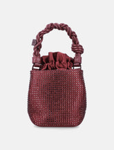 Ganni Mini Bou crystal bucket bag -  | Spazio Pritelli