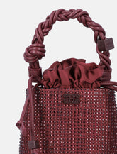 Ganni Mini Bou crystal bucket bag -  | Spazio Pritelli