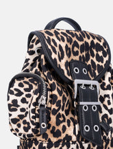 Ganni leopard nano backpack -  | Spazio Pritelli