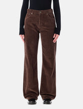 Haikure Korea chocolate corduroy velvet pants -  | Spazio Pritelli