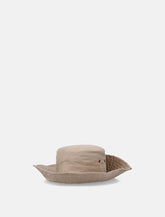 Soeur Isaho organic cotton poplin hat -  | Spazio Pritelli