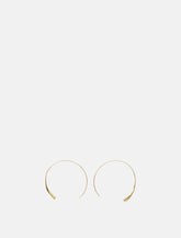 Soeur Goutte Line 45 hoop earrings -  | Spazio Pritelli