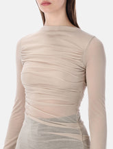 Soeur Gaia draped long-sleeve top -  | Spazio Pritelli
