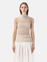 Soeur Irina draped sleeveless top -  | Spazio Pritelli