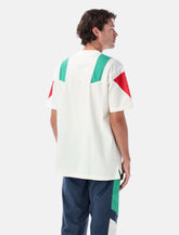 Adidas Italy White Color Block T-shirt -  | Spazio Pritelli
