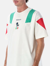 Adidas Italy White Color Block T-shirt -  | Spazio Pritelli
