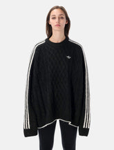 adidas Originals oversized cable-knit sweater -  | Spazio Pritelli