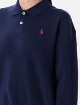 Polo Ralph Lauren brown cotton polo-collar sweatshirt -  | Spazio Pritelli