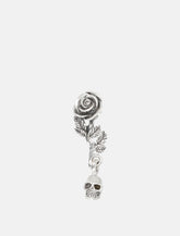 Orecchino Rose Skull Argento di Emanuele Bicocchi -  | Spazio Pritelli