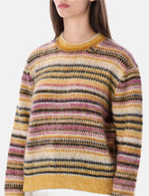 Marant Étoile Morine striped mohair sweater -  | Spazio Pritelli