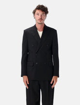 Golden Goose black wool double-breasted blazer -  | Spazio Pritelli