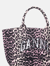 Ganni leopard medium tote -  | Spazio Pritelli