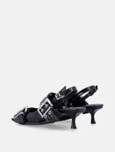 Ganni Black Buckle Kitten Heel Pumps -  | Spazio Pritelli