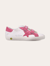 Golden Goose kids Old School leather and suede sneakers -  | Spazio Pritelli
