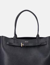 Tom Ford Audrey large black leather tote bag -  | Spazio Pritelli
