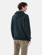 Stone Island brushed organic cotton zip-up hoodie -  | Spazio Pritelli