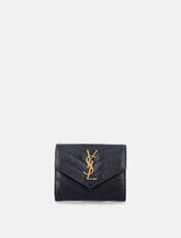 Saint Laurent Cassandre Matelassé tri-fold wallet -  | Spazio Pritelli
