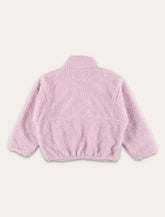 Giacca Hoktown in pile rosa da bambina di American Vintage -  | Spazio Pritelli